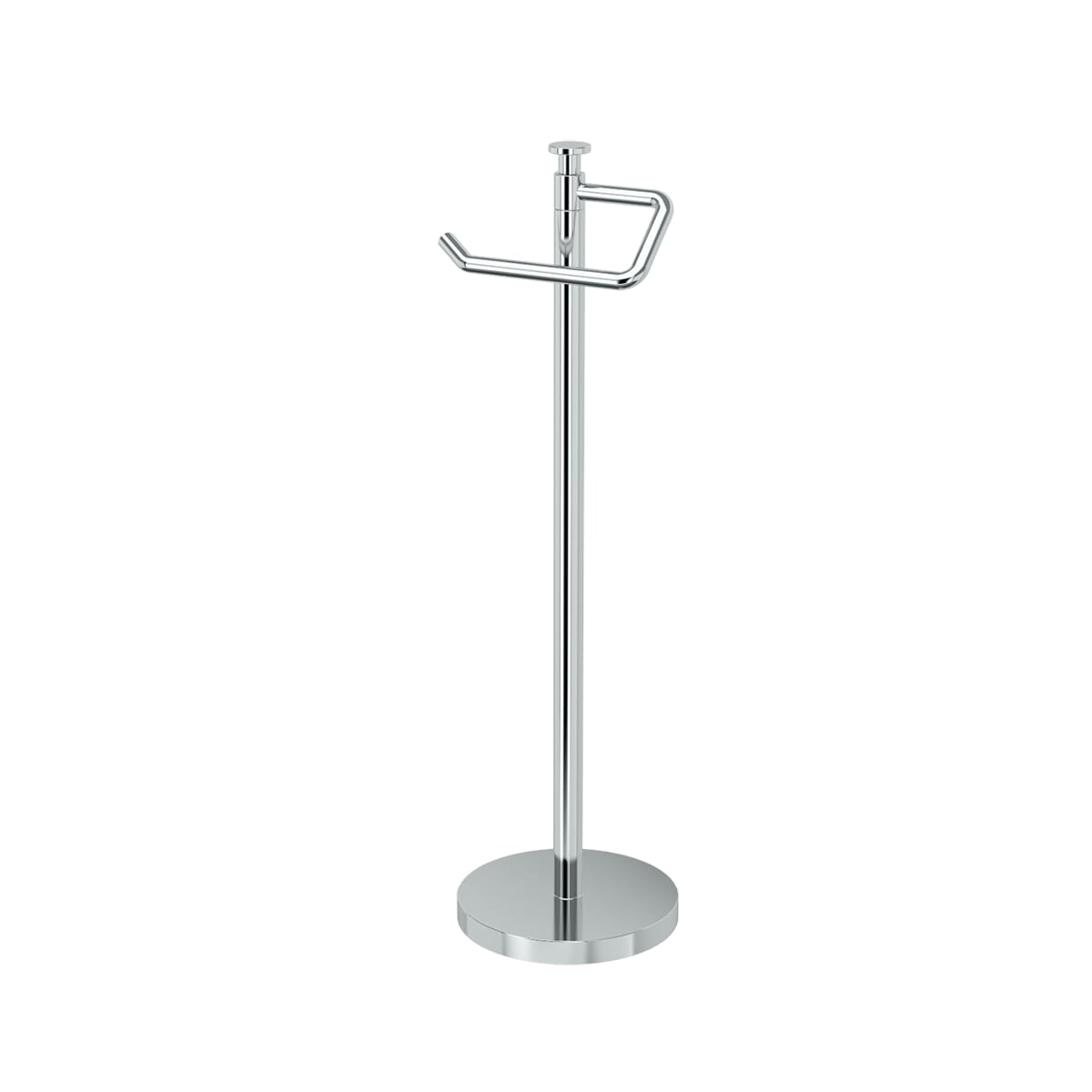 Stockton Metal Toilet Paper Holder Stand with Weighted Base