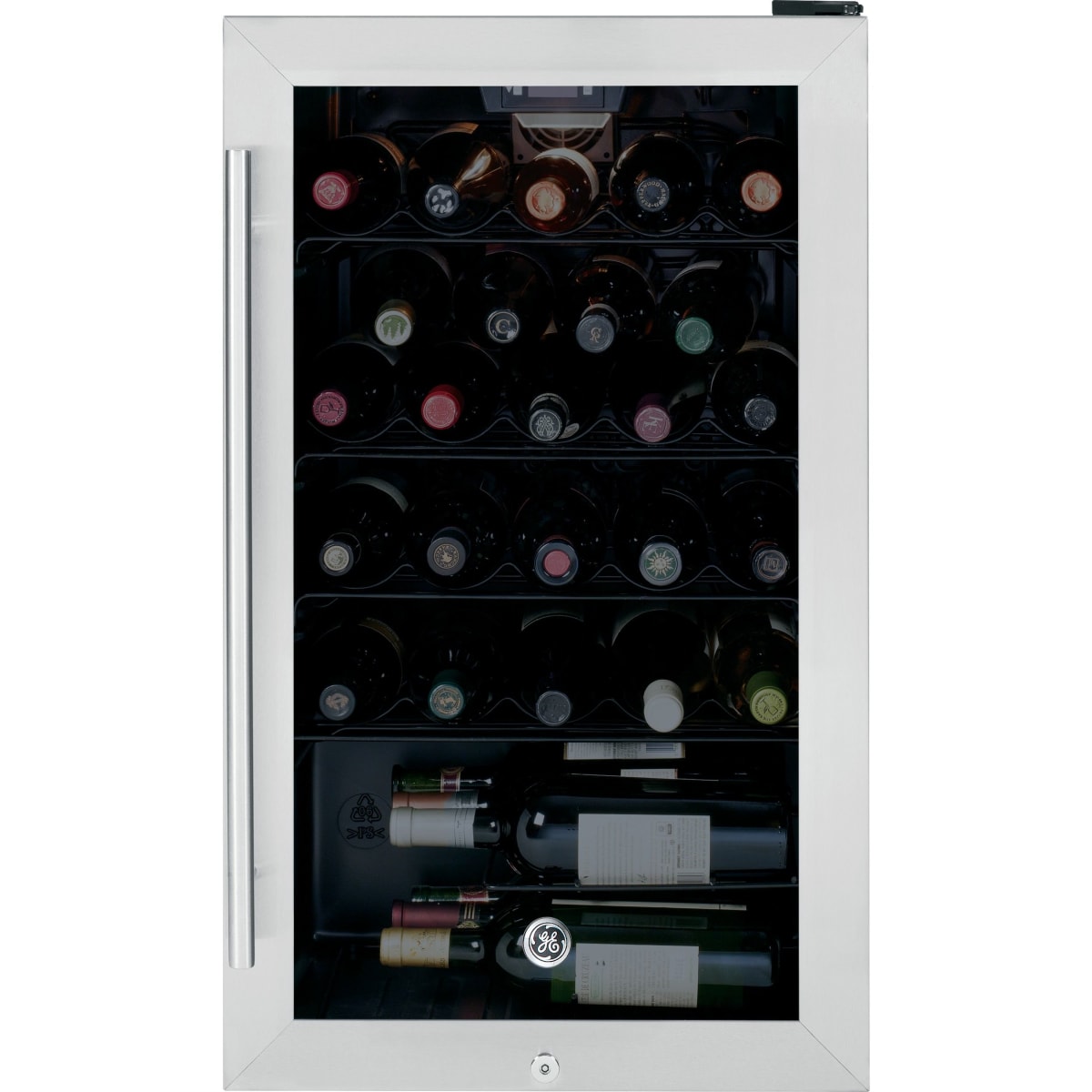 GE GWS04HAESS 19 Inch 4.1 Cu. Ft. Wine Cooler with 30