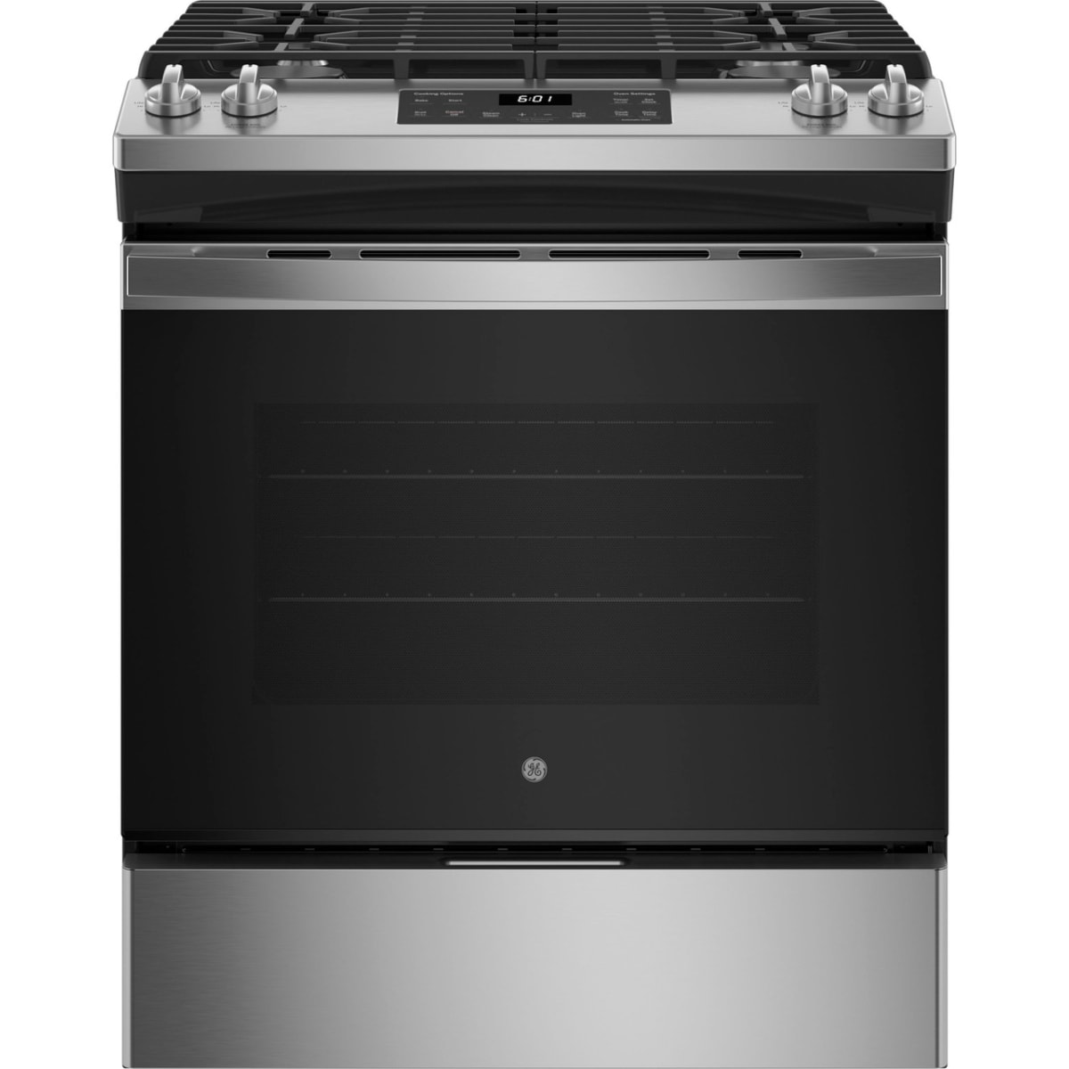 GE JGSS61SPSS 30 Inch Wide 5.3 Cu. Ft. Slide In Gas Range
