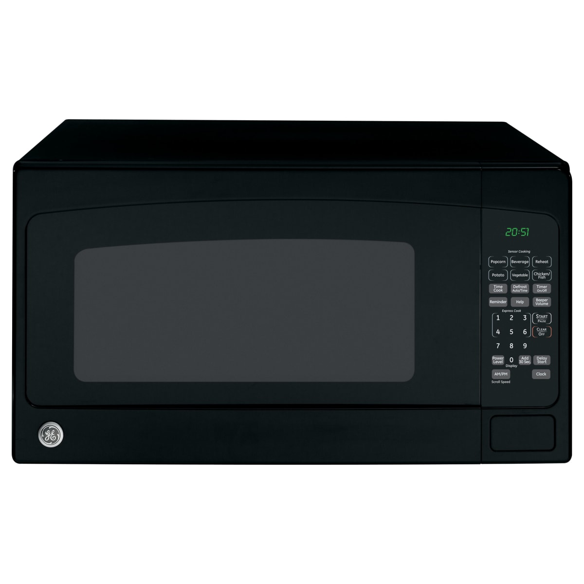 GE JES2051DNBB 2 Cubic Foot Countertop Microwave Oven with