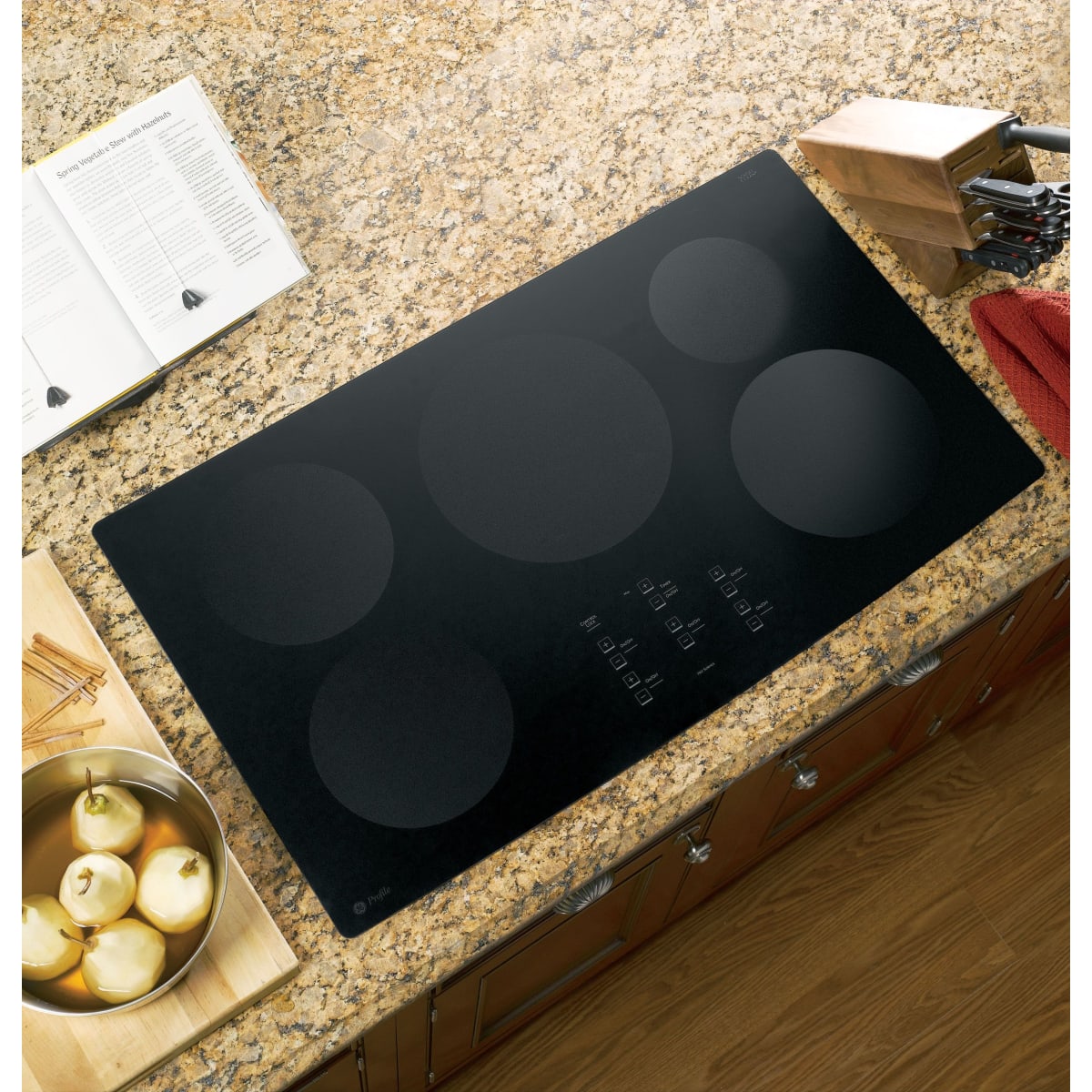 GE PHP960DMBB Profile 36" Electric Induction Cooktop with