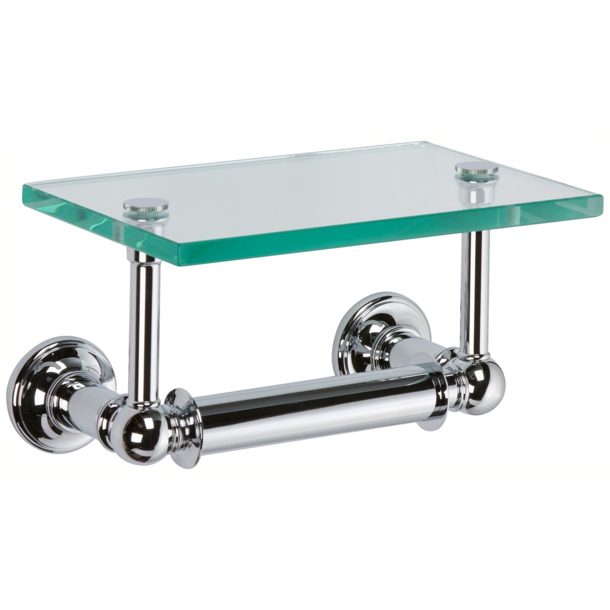 Tissue Holder with Shelf in Chrome 79956