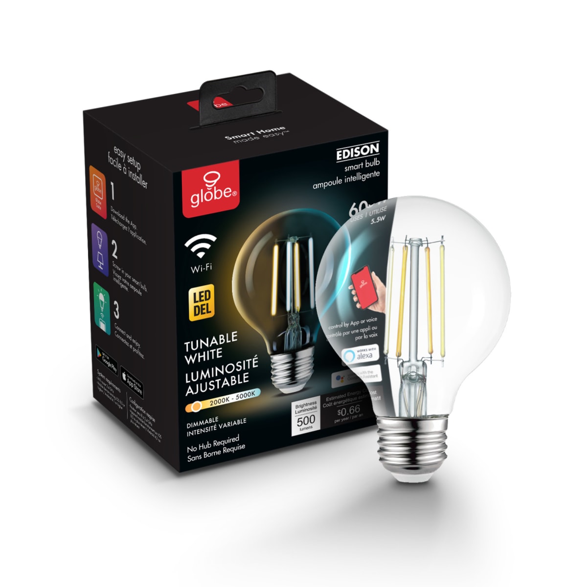 Smart globe light bulb sale