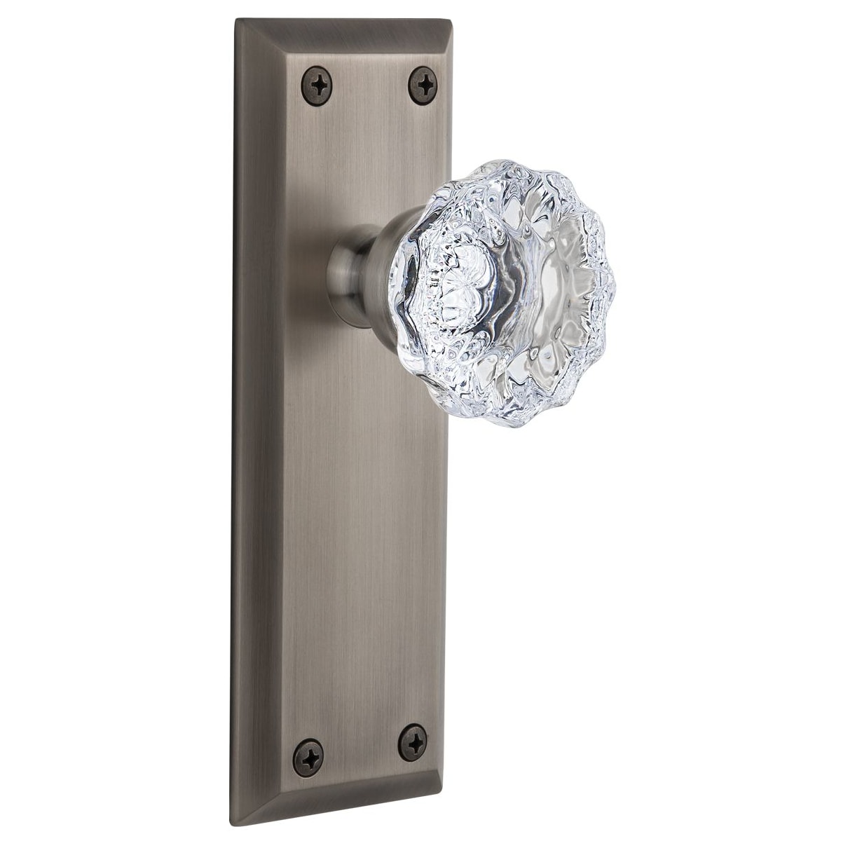 Grandeur 814161 Fifth Avenue Solid Brass Rose Privacy Door