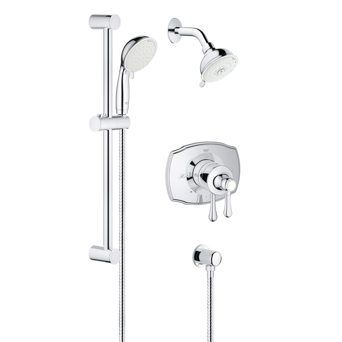 Grohe 35053001 Tempesta Rustic Shower Trim Package with