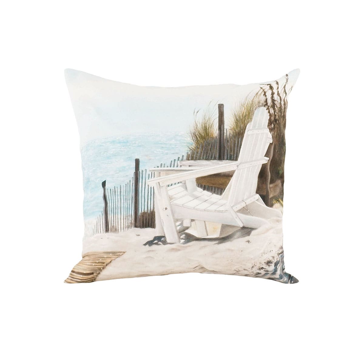 Beach Chair Throw Pillows