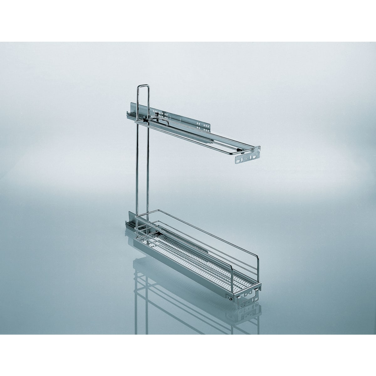 Hafele Chrome Plated 3 Tier Cabinet Organizer Base Pull-Out for