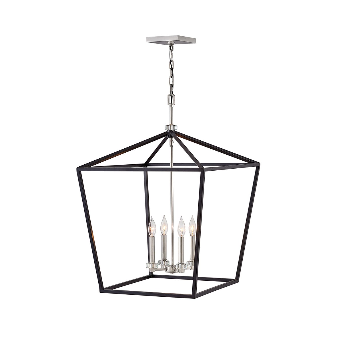 Hinkley Lighting 3538BK 4 Light 22" Wide Crystal