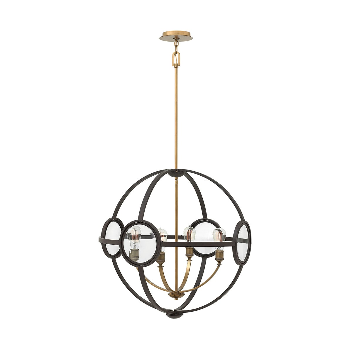 Hinkley Lighting 3924KZ 4 Light 1 Tier Globe Chandelier