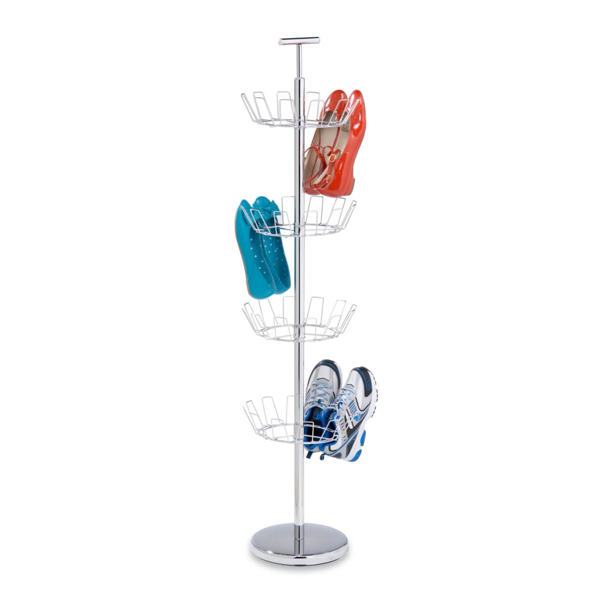Honey Can Do SHO 01483 4 Tier Revolving Shoe Tree Build
