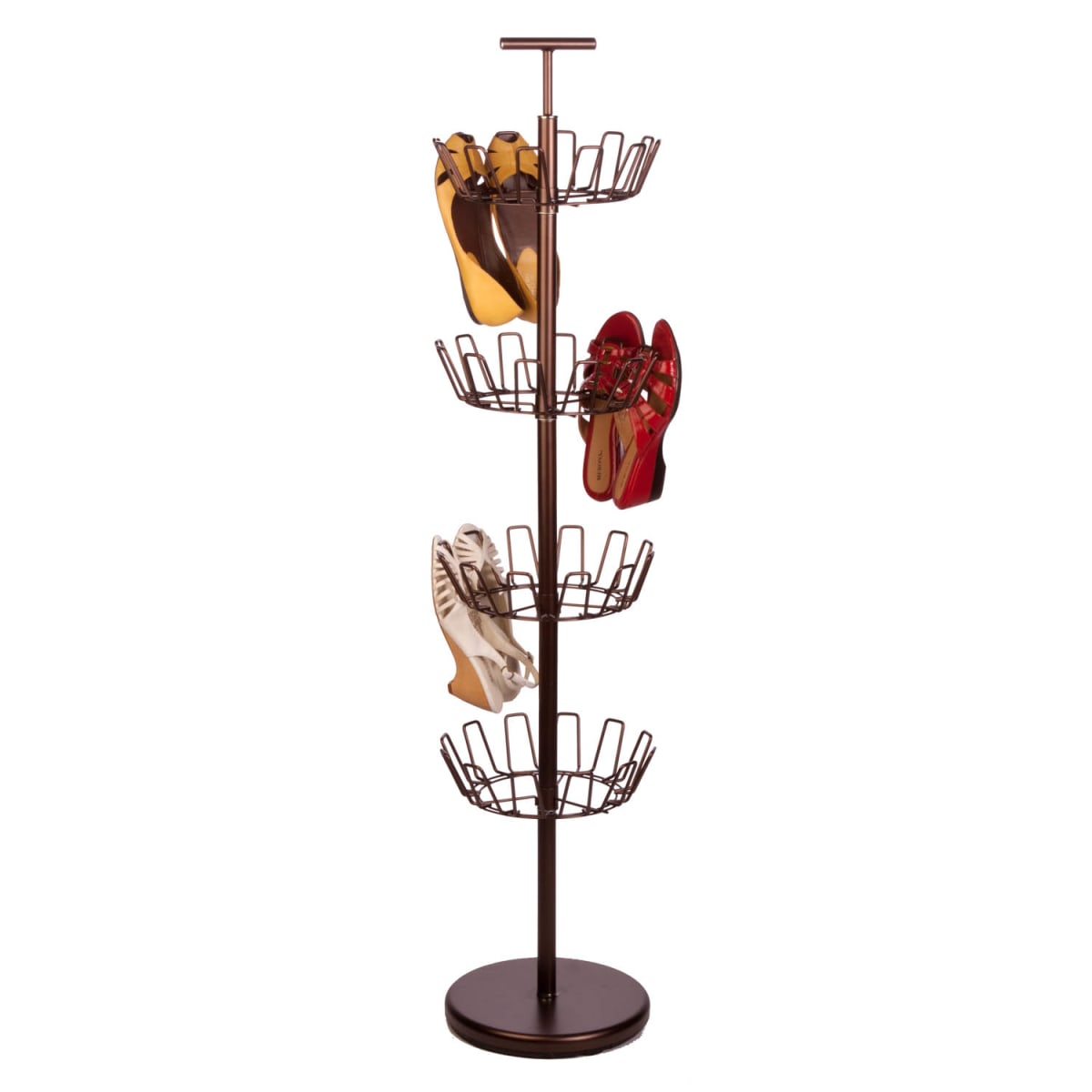 Honey Can Do SHO 02221 4 Tier Revolving Shoe Tree Build