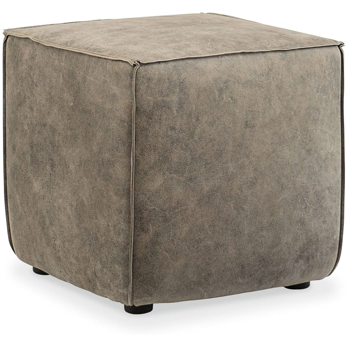 Hooker leather ottoman top