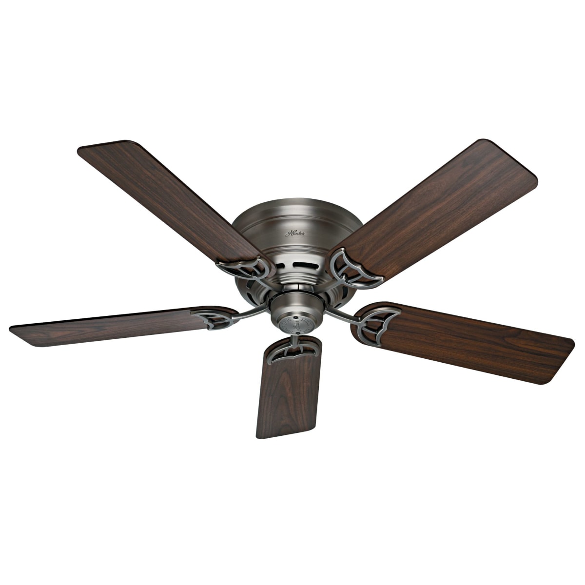 Hunter 52 Flush Mount Indoor Ceiling Fan Build Com Hunter 52 Flush Mount Indoor Ceiling Fan Build Com