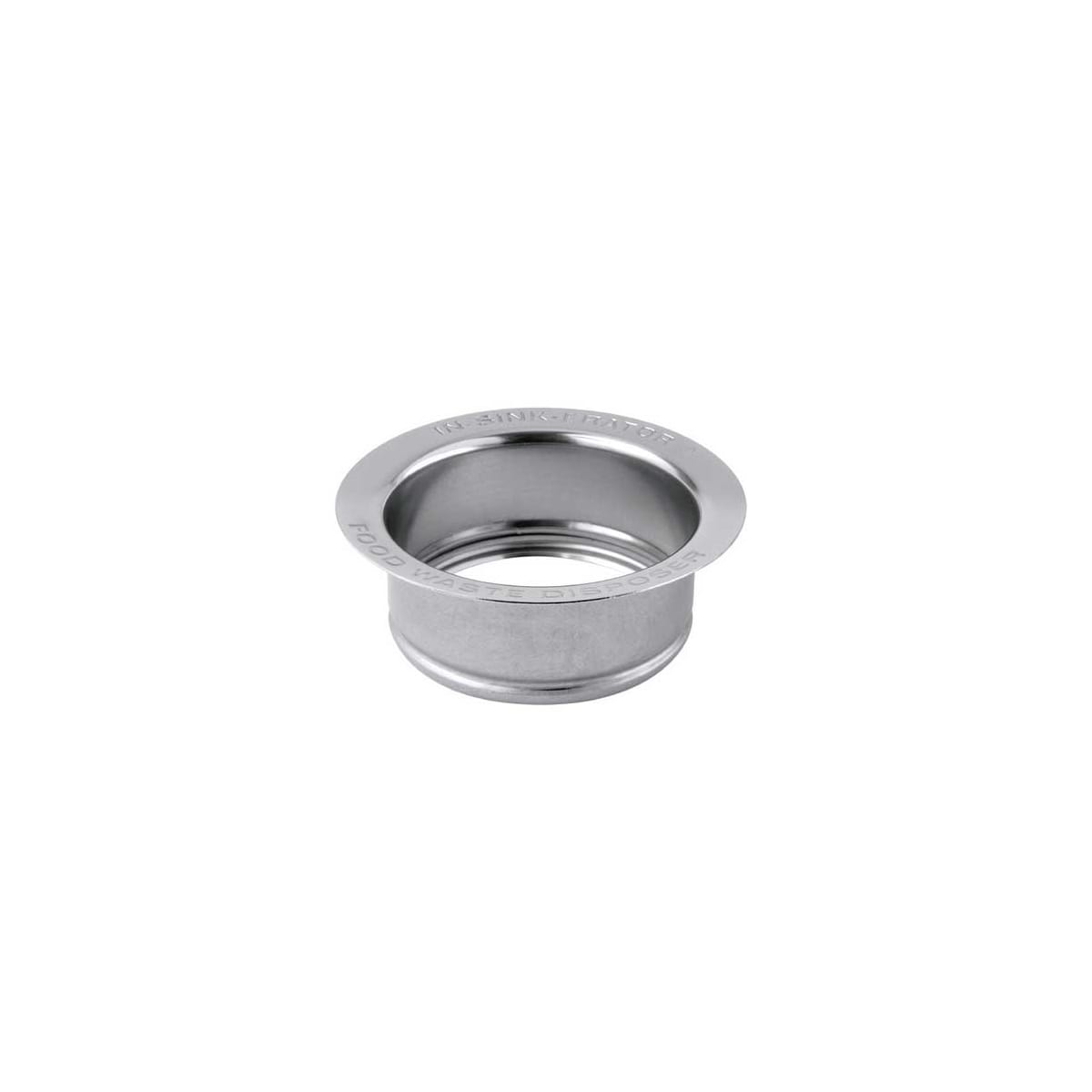 Signature Hardware 453541 3 1/2 inch Stainless Steel, Kitchen Garbage Disposal Flange and, Black