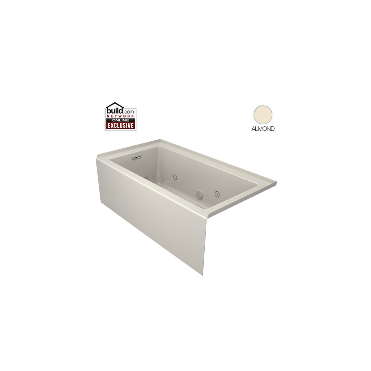 Jacuzzi LNS6032WLR2HXA Linea 60" x 32" Whirlpool Alcove