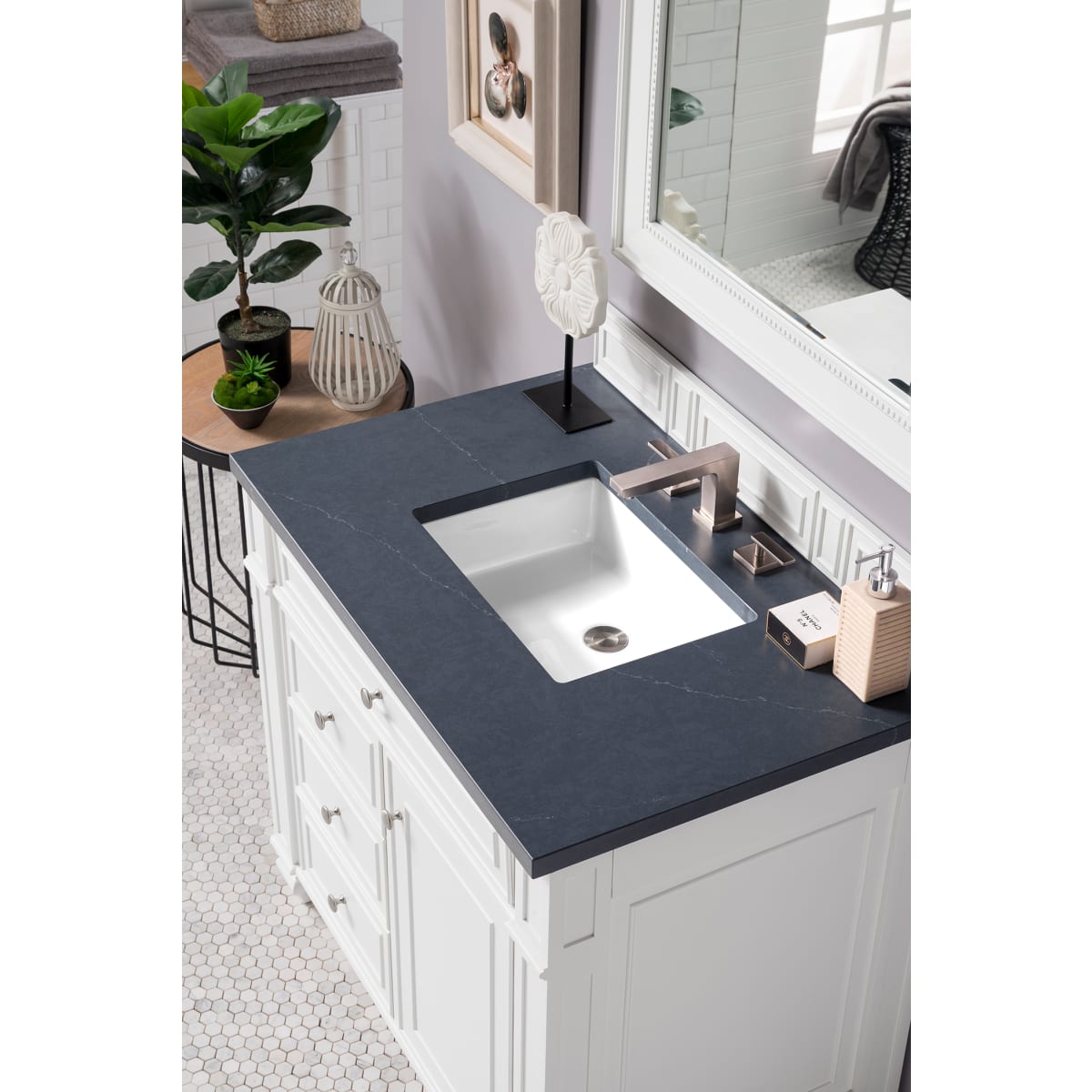 James Martin Vanities 157V36BW3CSP Bristol 36" Free