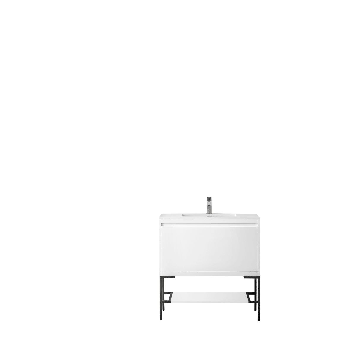 James Martin Vanities 801V35.4GWMBKGW Milan 36" Wall