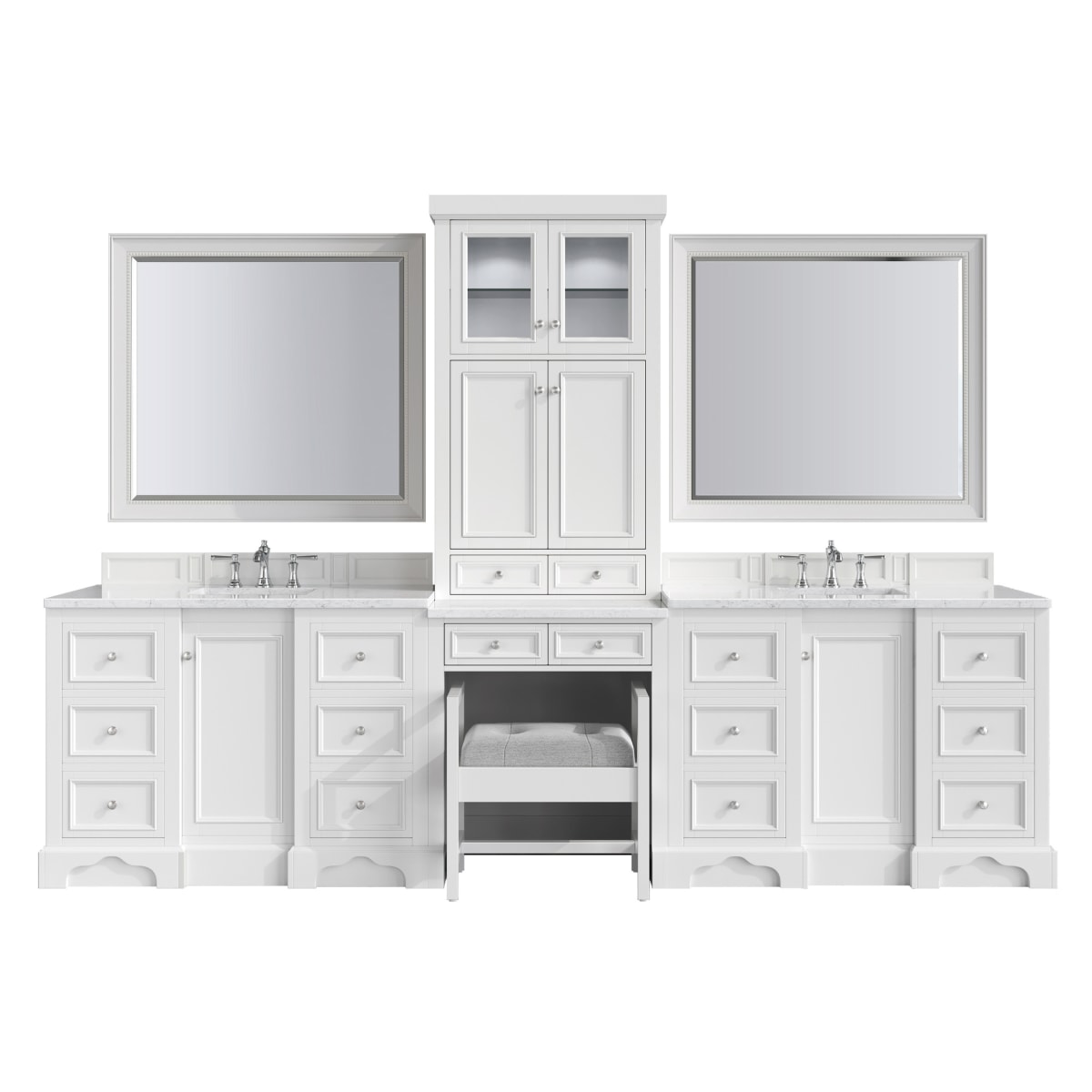 James Martin Vanities 825BWV48GPABEJP De Soto 126"