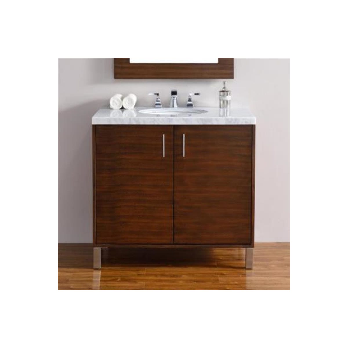 James Martin Vanities 850V36AWT3CLW Metropolitan 36"