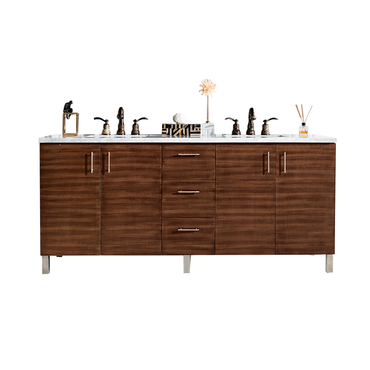 James Martin Vanities 850V72AWT3GEX Metropolitan 72"
