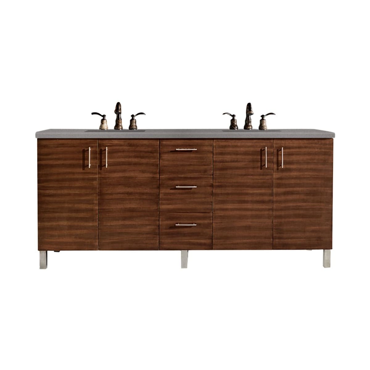 James Martin Vanities 850V72AWT3GEX Metropolitan 72"