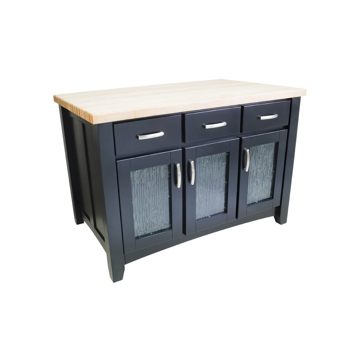 Jeffrey Alexander ISL07-BLK Contemporary Collection 54 x | Build.com