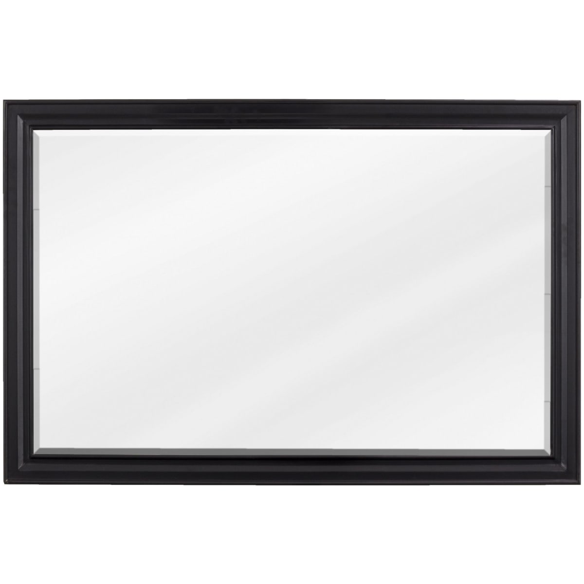 Gardner Glass Products 48-in W x 36-in H White Mdf Transitional Mirror Frame  Kit (Hardware Included in the Mirror Frame Kits department at