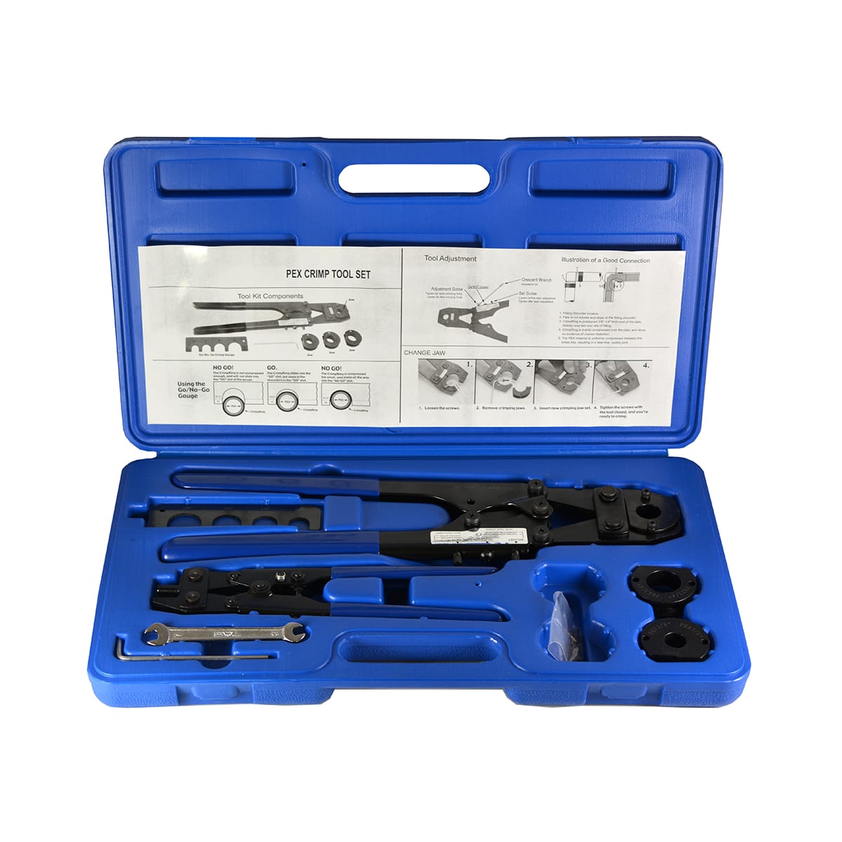 Jones Stephens J40950 PEX CRMP SET W/ 3/8 1/2 &