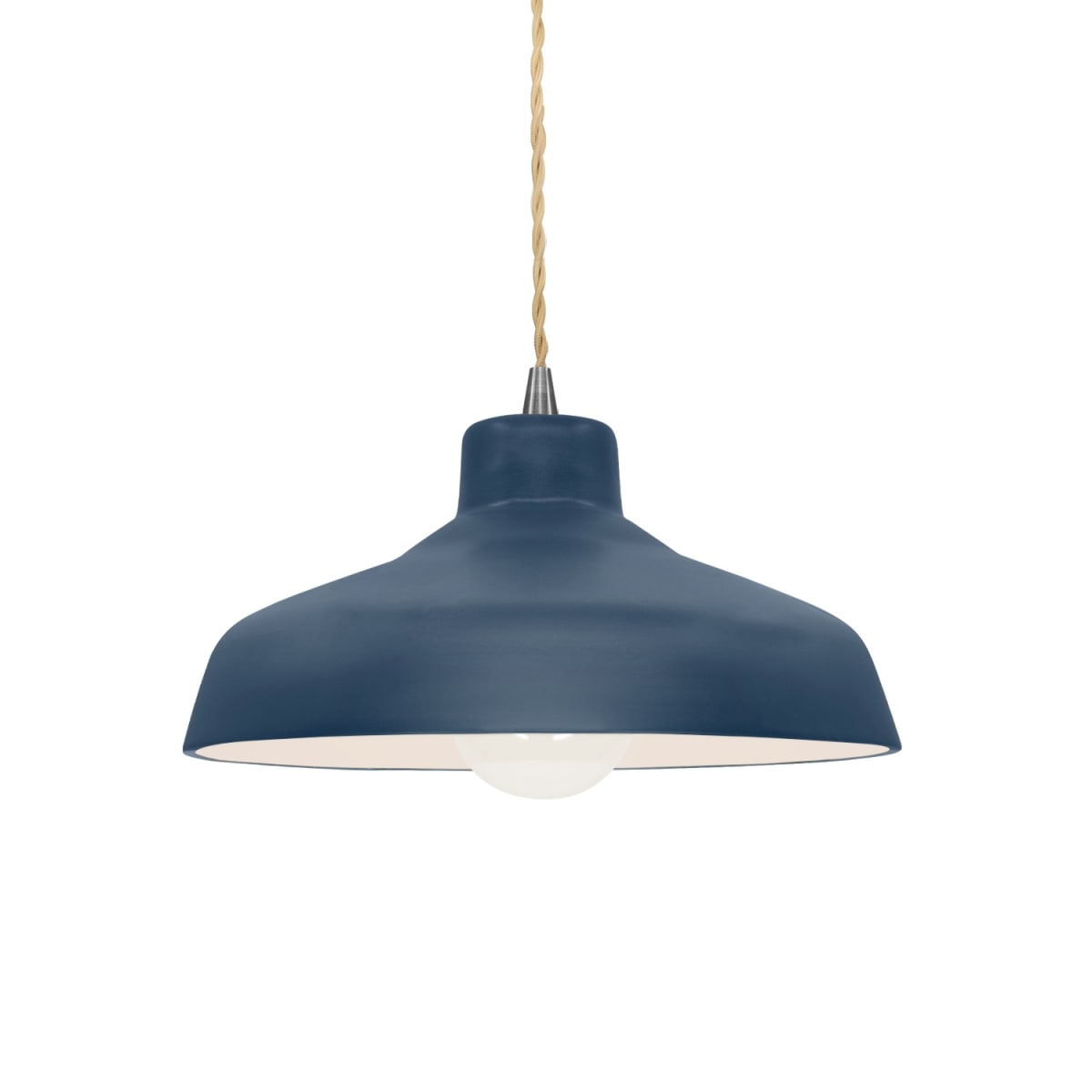 Justice Design Group CER-6260-MID-NCKL-BEIG-TWST-LED1-700