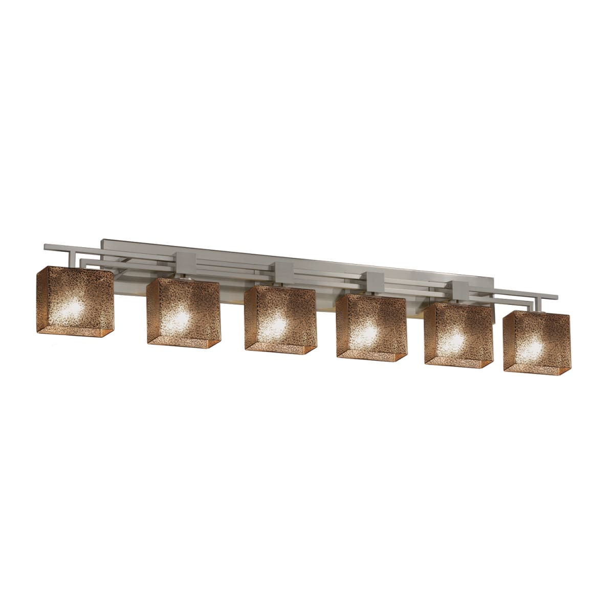 Justice Design Group FSN-8706-55-MROR-NCKL-LED6-4200 Fusion