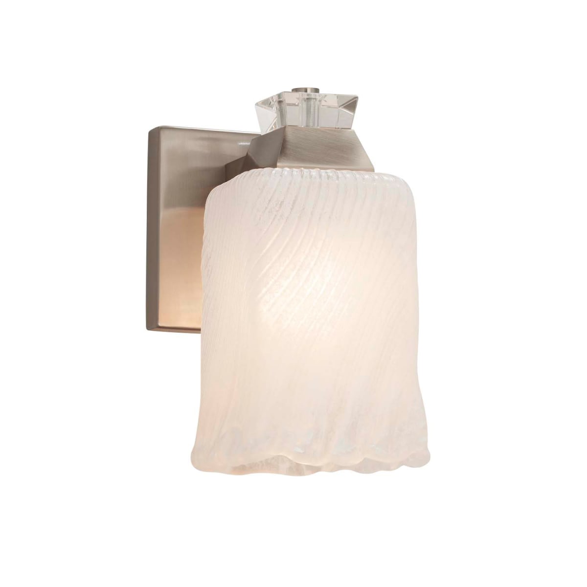 Justice Design Group GLA 8471 16 WTFR NCKL LED1 700 Ardent S