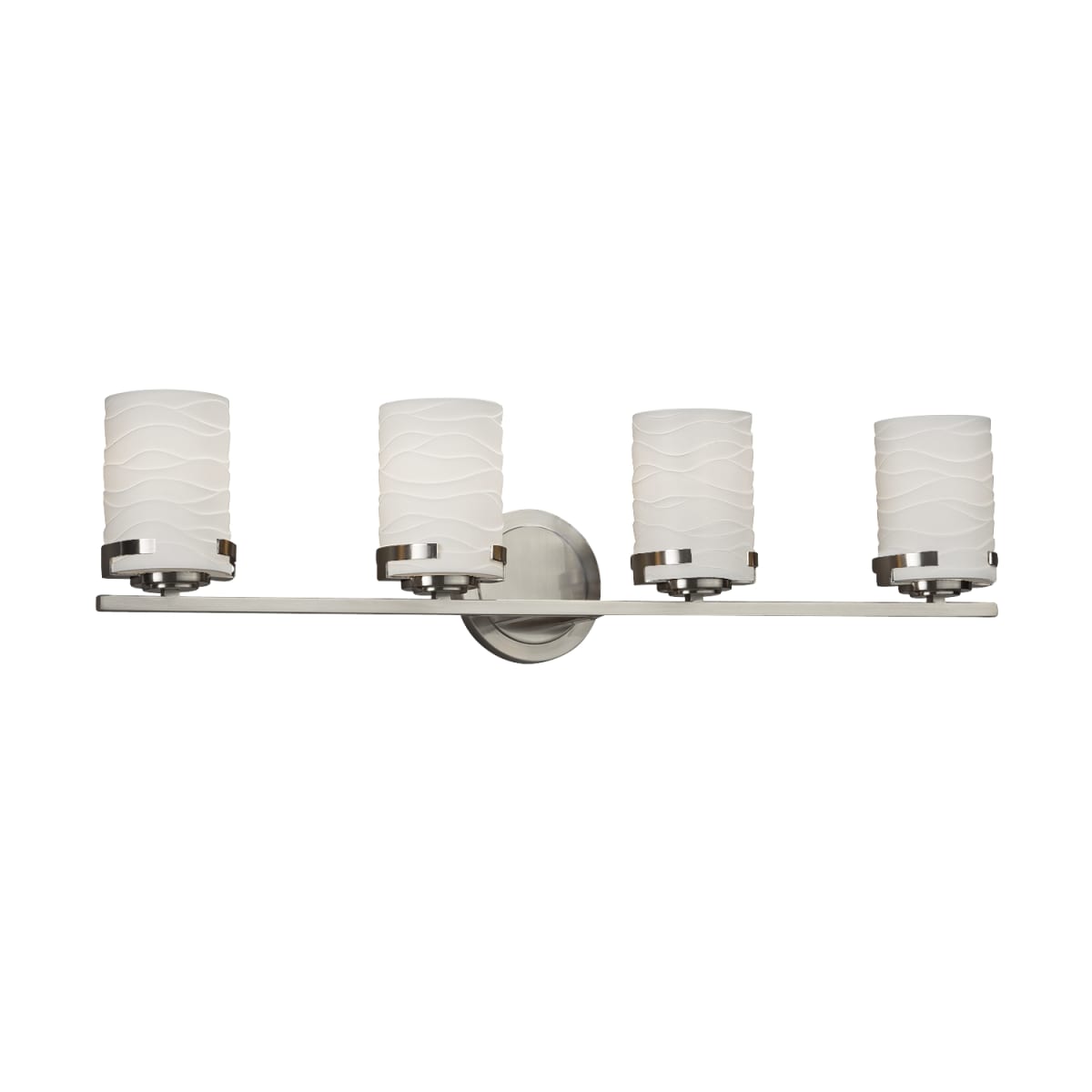 Justice Design Group POR-8454-10-WAVE-NCKL Limoges 4 Light Justice Design Group POR-8454-10-WAVE-NCKL Limoges 4 Light