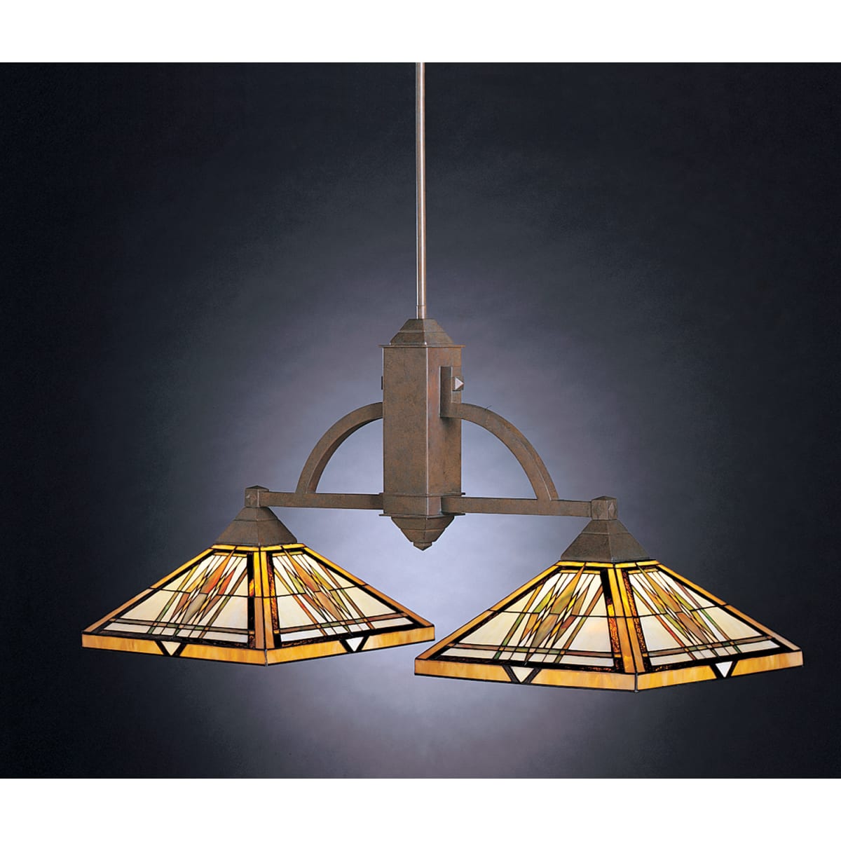 Kichler stained store glass lighting