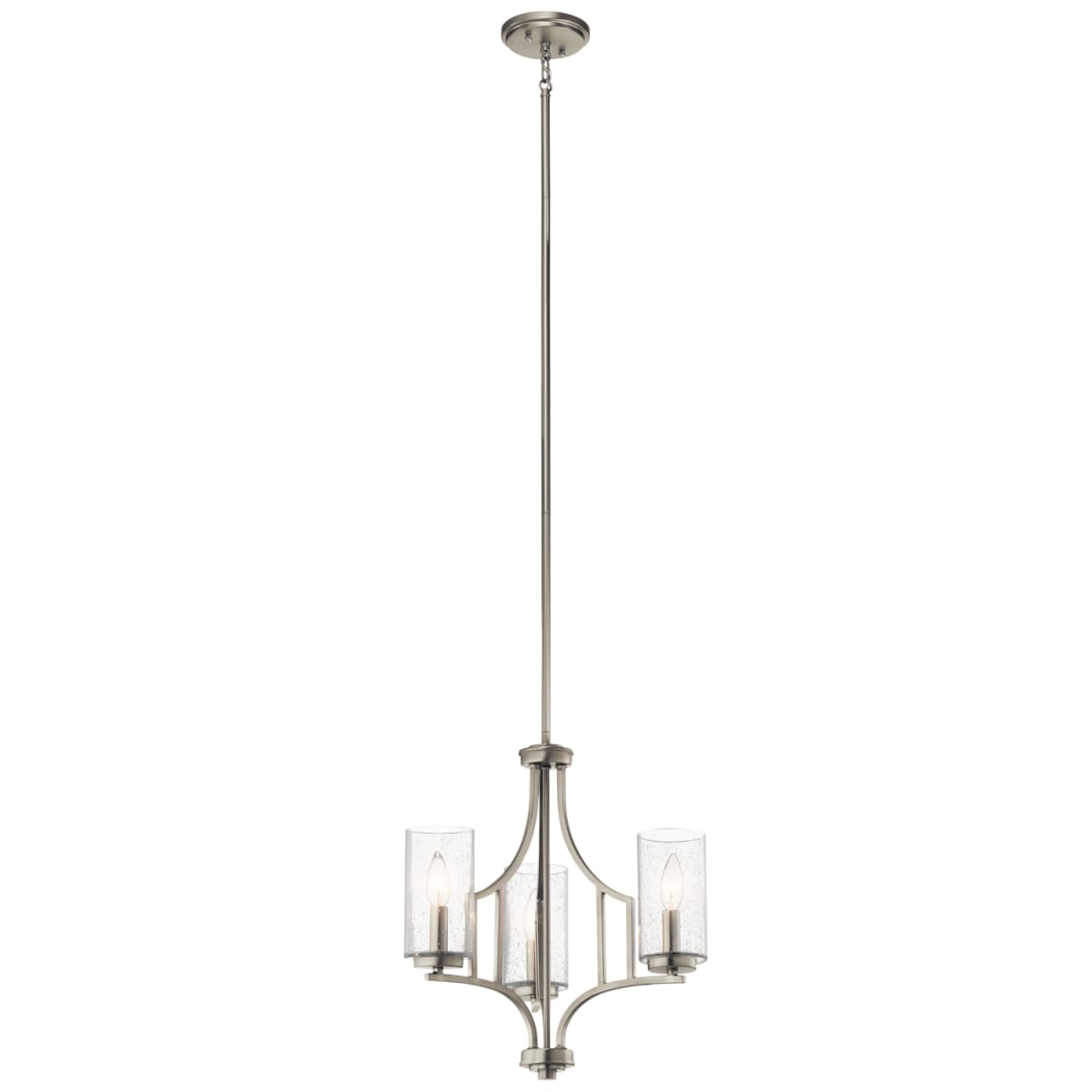 Kichler 44071NI Vara 3 Light 18" Wide Mini Chandelier