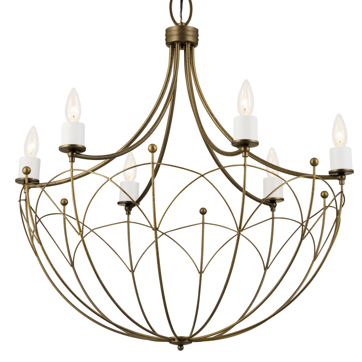 Kichler 52462CHZ Topiary 6 Light 28" Wide Taper