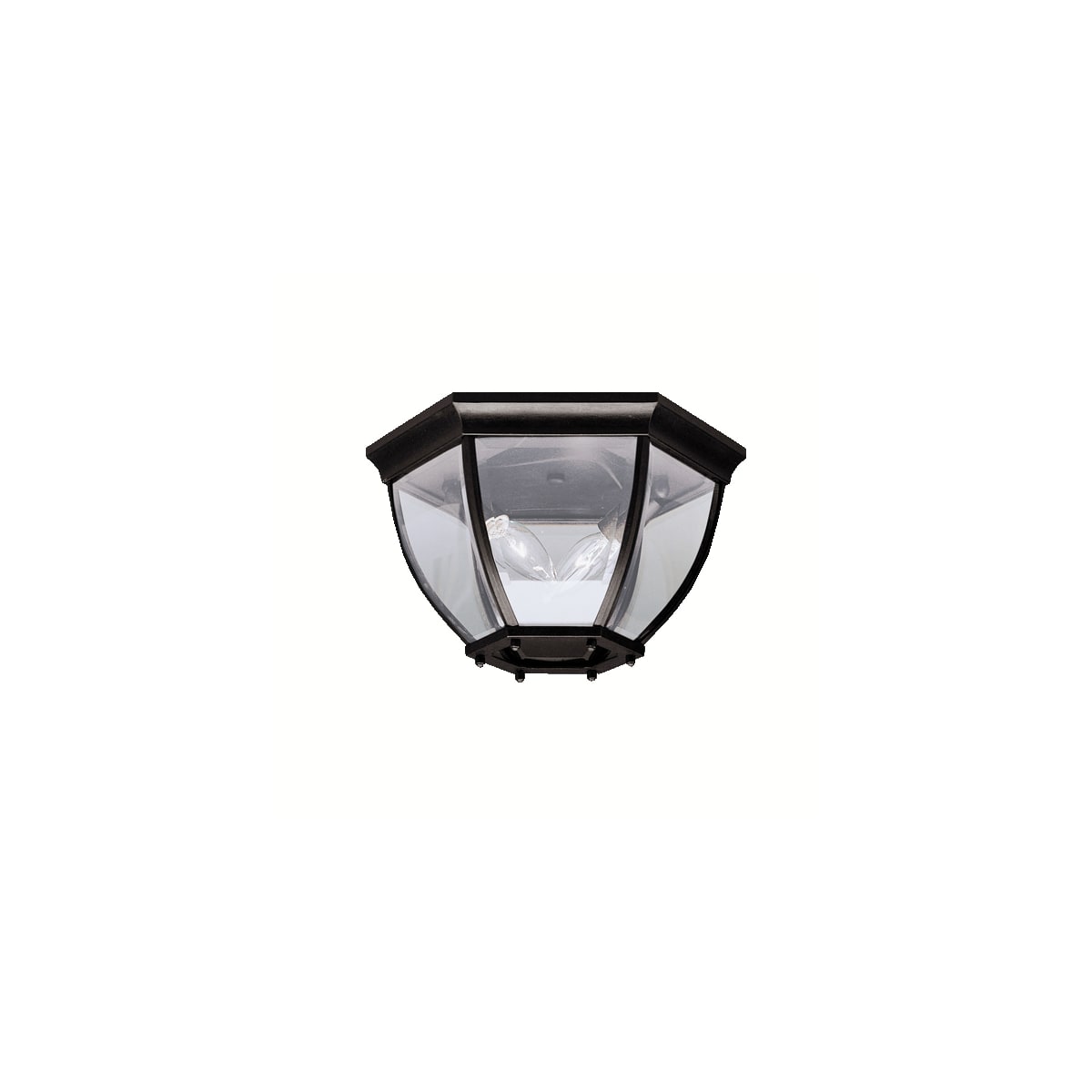 Kichler 9886BK 2 Light Outdoor Ceiling Fixture