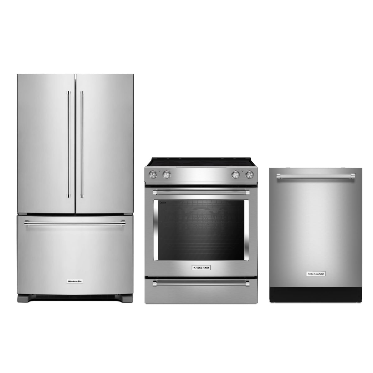 KitchenAid® 18.67 Cu. Ft. Stainless Steel Bottom Freezer Refrigerator, Powerhouse Kitchens & Appliances