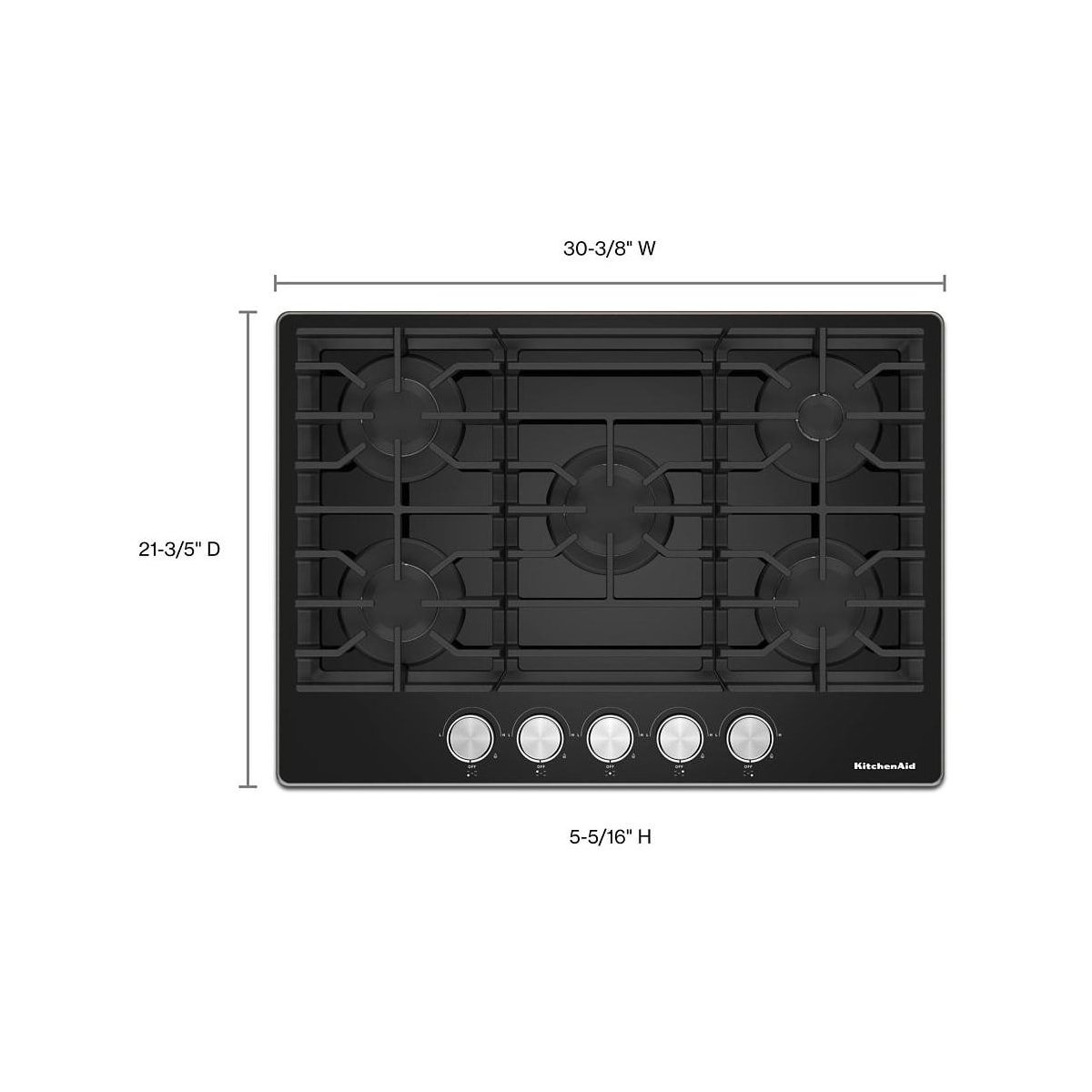 Kitchenaid glass gas cooktop cheap