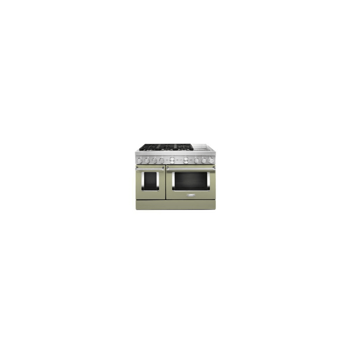 KFGC558JBK by KitchenAid - KitchenAid® 48'' Smart Commercial-Style Gas Range  with Griddle