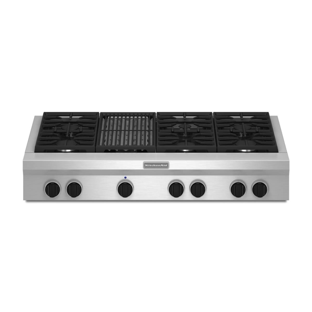 KitchenAid KGCU482VSS 48 Inch Wide Commercial Style Gas