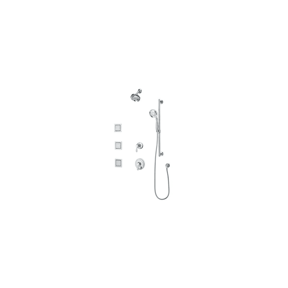 Kohler K108564BN Fairfax Double Handle Shower