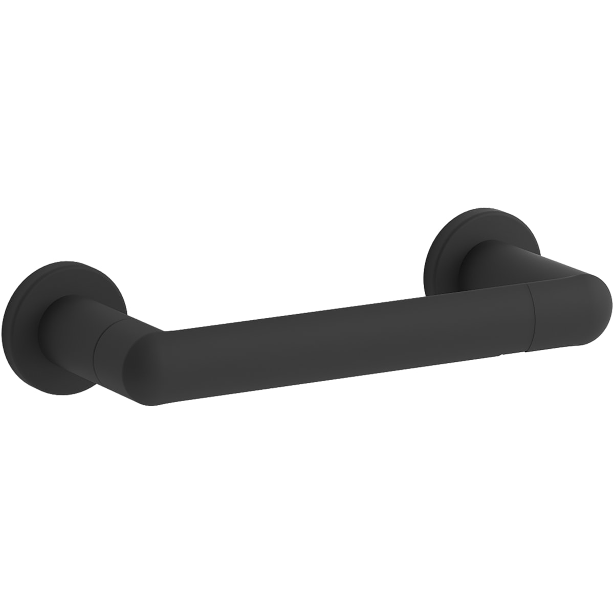 Delta Contemporary Tissue Holder with Assist Bar in Matte Black