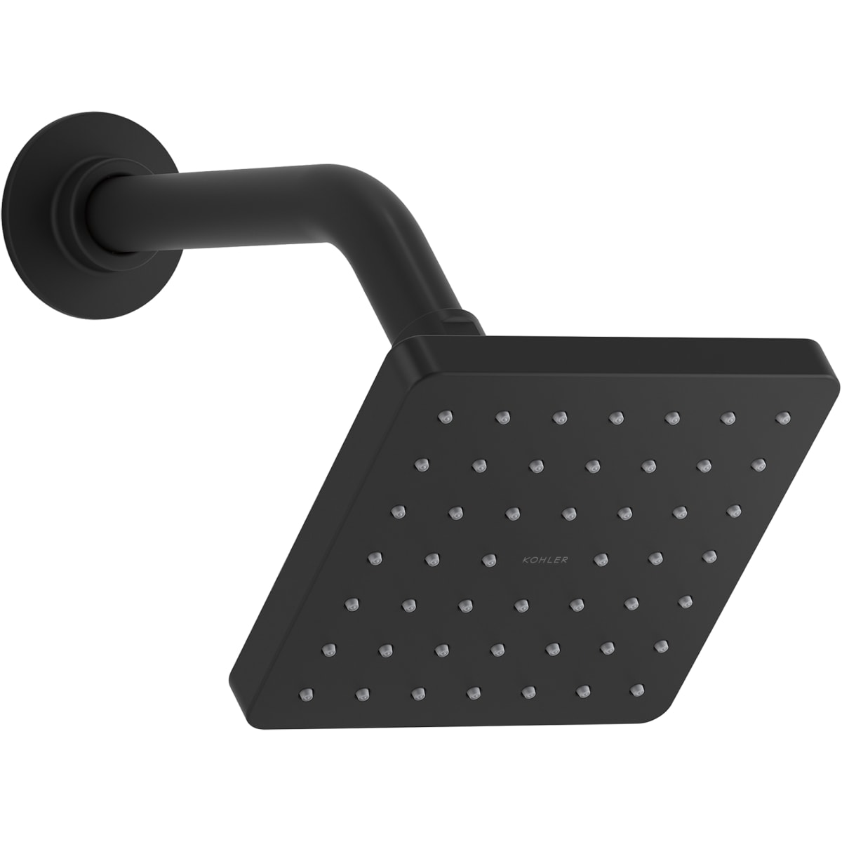 Kohler K-23528-BL Matte Black Parallel Wall Mounted Pivoting