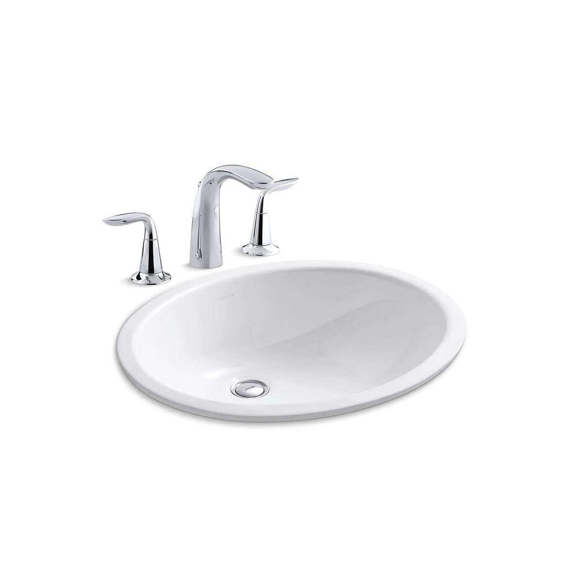 Kohler K53174/K2210CP Caxton 17" Undermount Bathroom