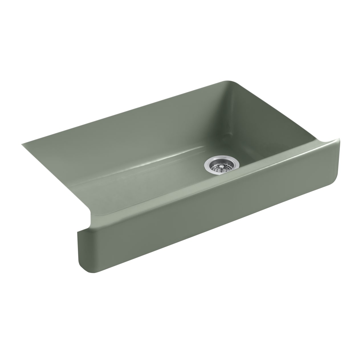 kohh KOHLER Whitehaven Undermount 35.5-in x 21.56-in Cast iron