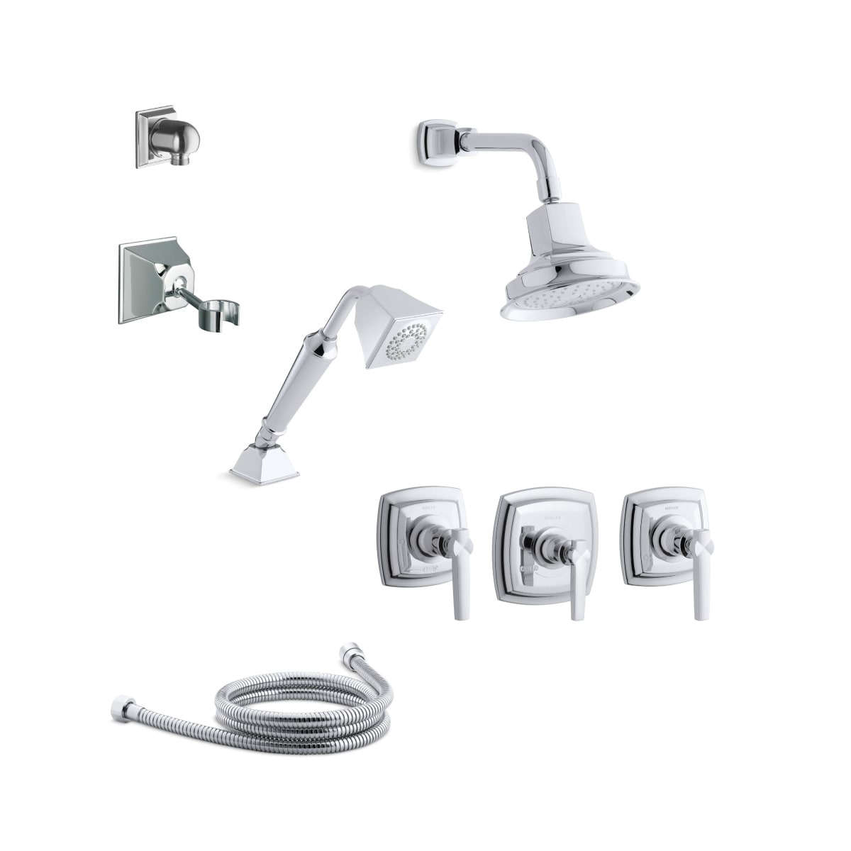 Kohler KMARGAUXMS114CP Margaux Thermostatic Shower
