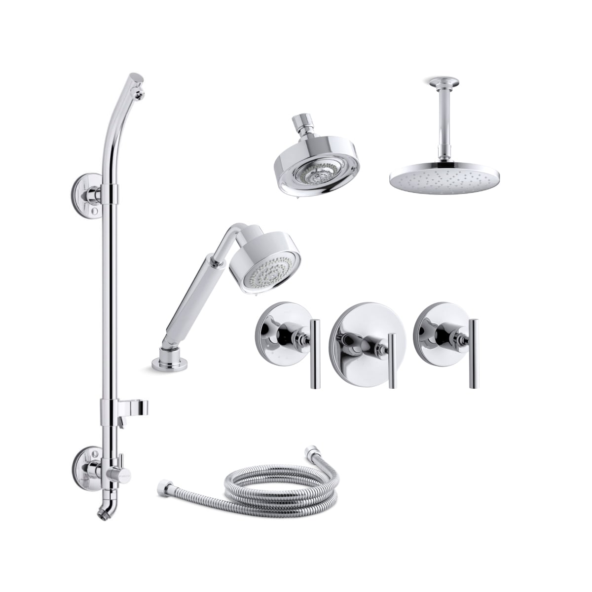 Kohler KPURISTMS27HR4CP Purist Thermostatic HydroRail