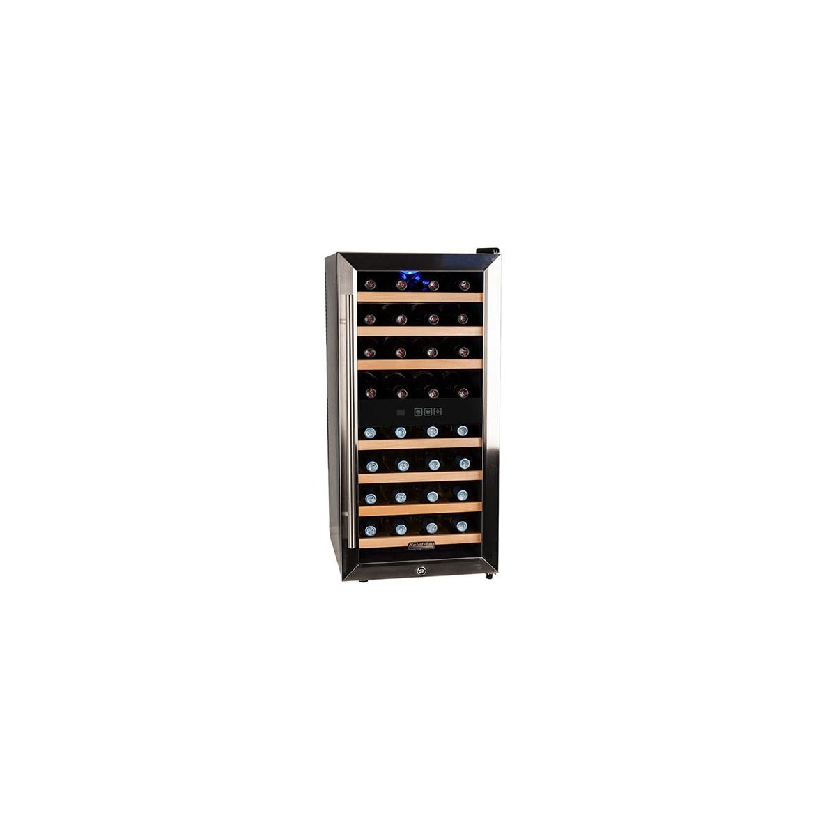 Koldfront TWR327SZ 16 Inch Wide 32 Bottle Wine Cooler with Build