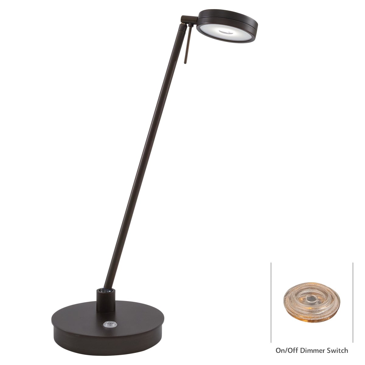 Kovacs P4306-647 Light LED Desk Lamp in Copper Bronze