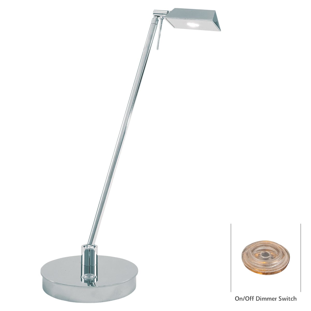 Kovacs P4316-077 Light LED Desk Lamp in Chrome from the